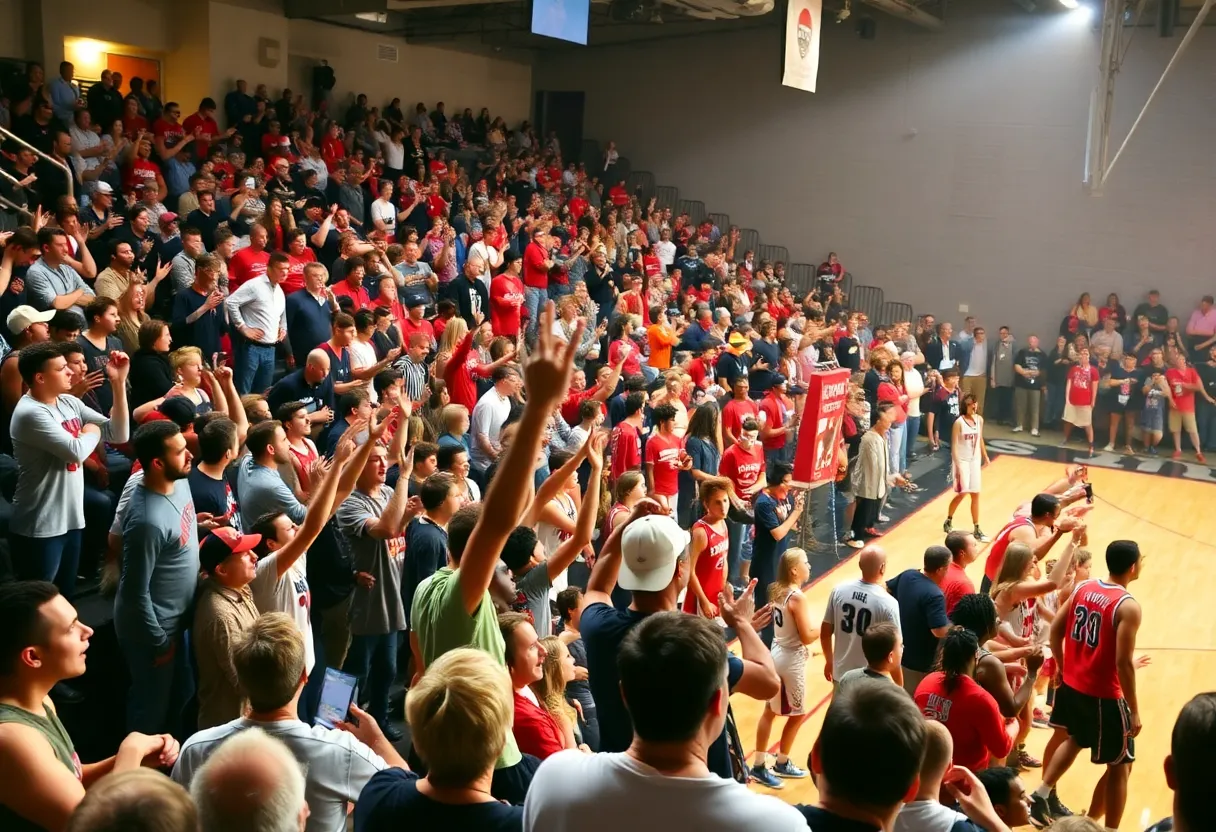 San Diego State Aztecs playing against Arizona Wildcats in a basketball game