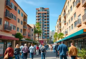 View of rental properties in Southern California