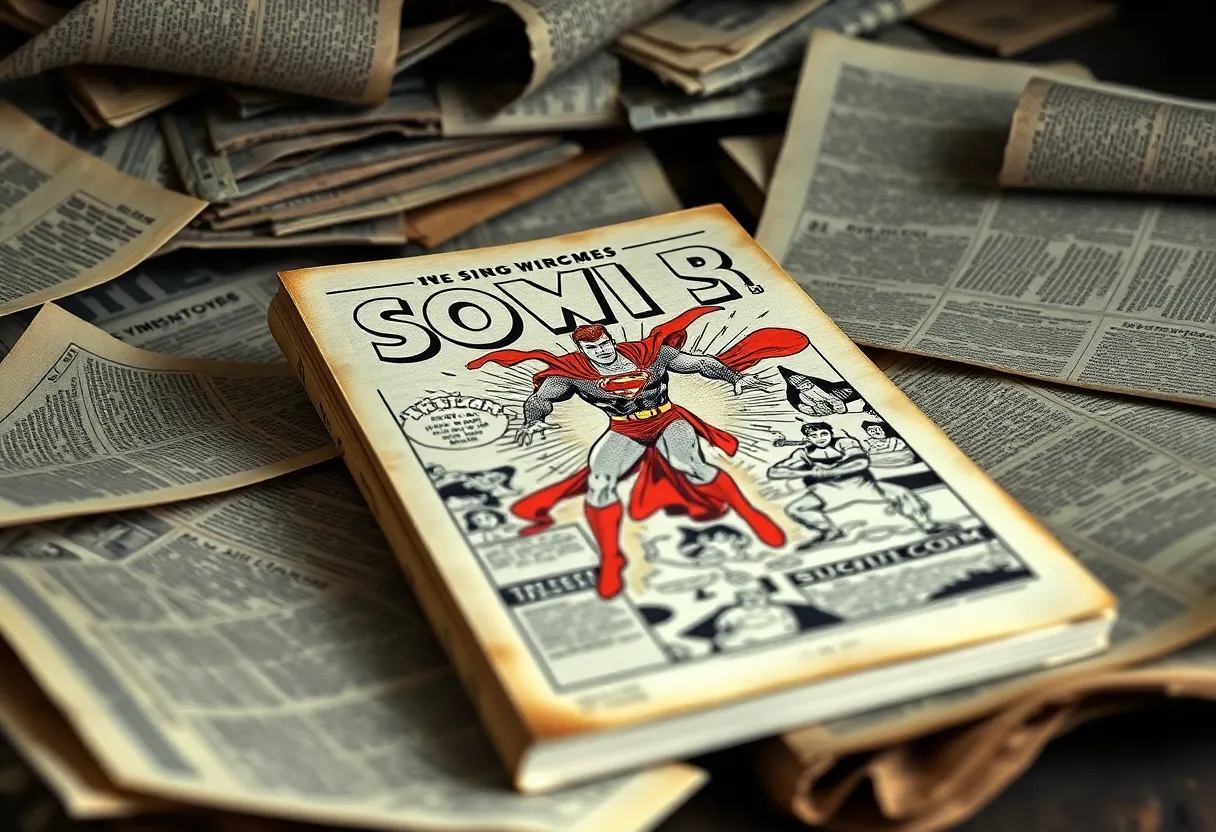 Vintage Superman No. 1 comic book in pristine condition