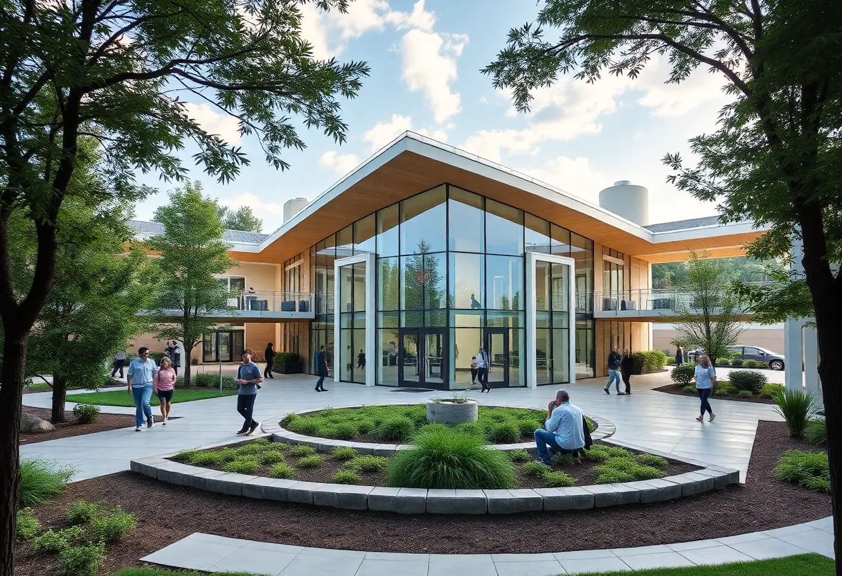 Exterior view of the Sycuan Health Center