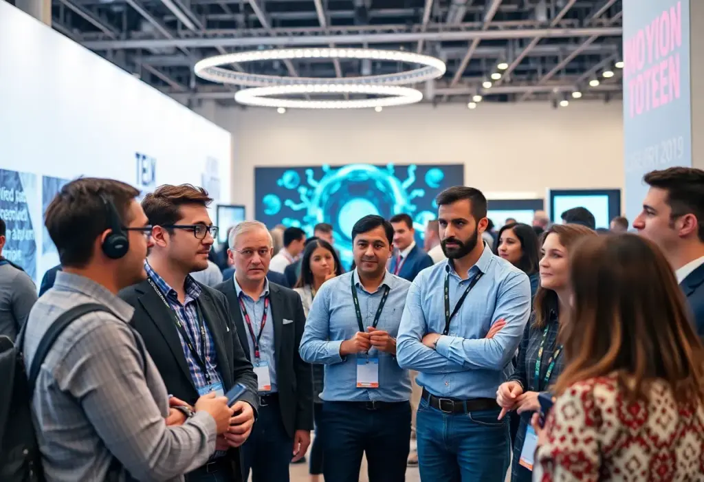 Innovators networking at the TechCon SiliconValley event