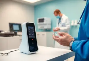 TruVerus™ device for blood testing in a medical facility