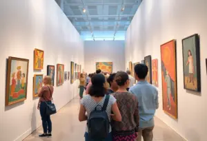 Art museum with vibrant community events