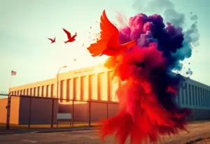 Conceptual image depicting immigrant detention challenges