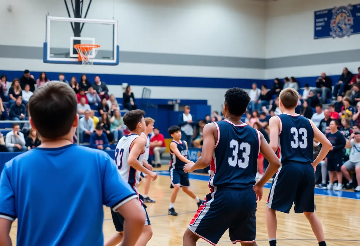 Bonita Vista Barons defeat San Diego Cavers in basketball game