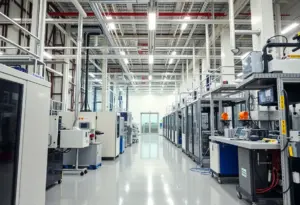 Interior view of Bora Biologics’ expanded manufacturing facility in San Diego.