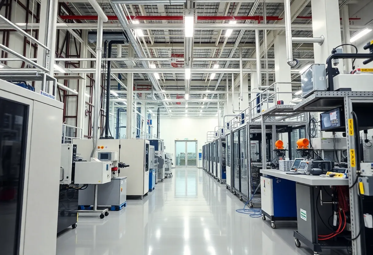 Interior view of Bora Biologics’ expanded manufacturing facility in San Diego.