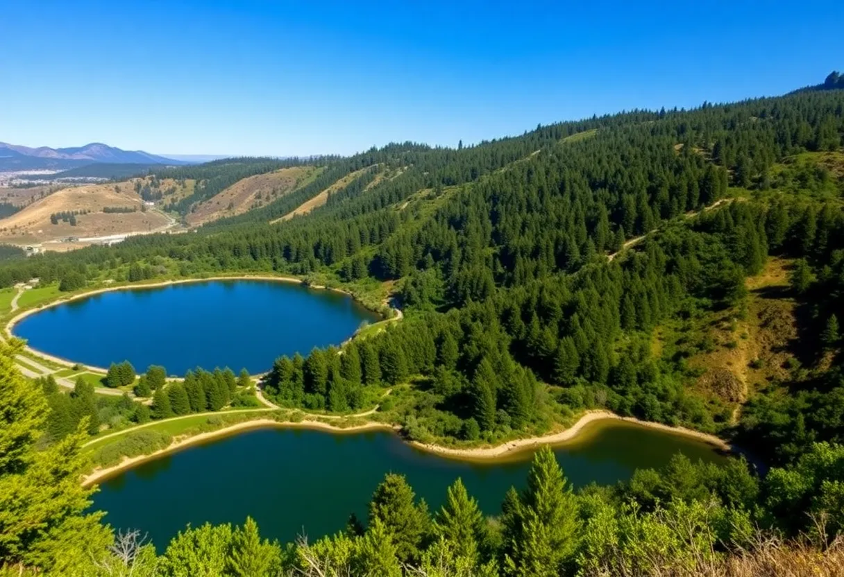 California landscape post winter storms