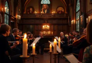 Musicians performing at the Candlelight concert in Coronado