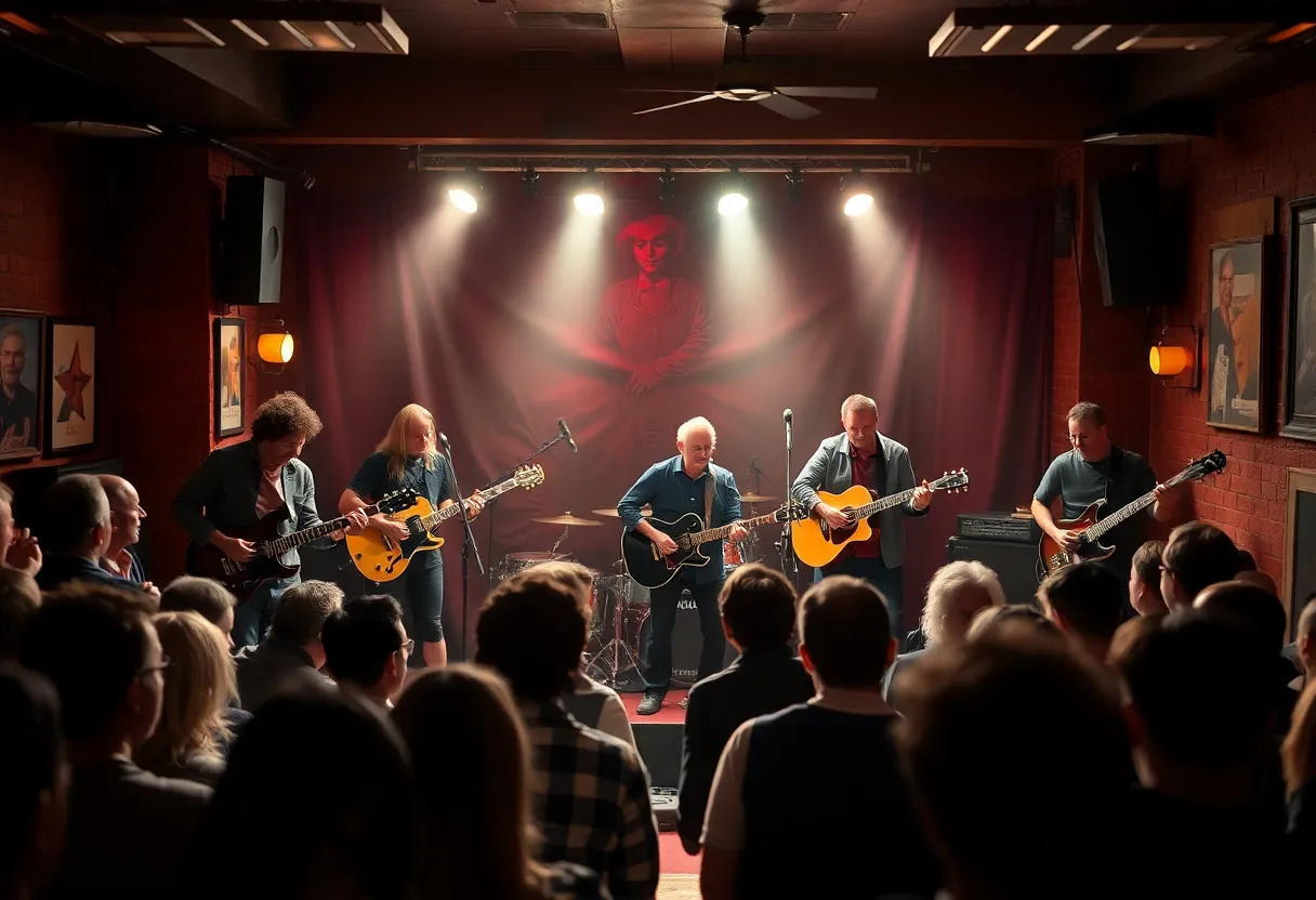 Roots-blues band performing live at Chicken Shack in Coronado
