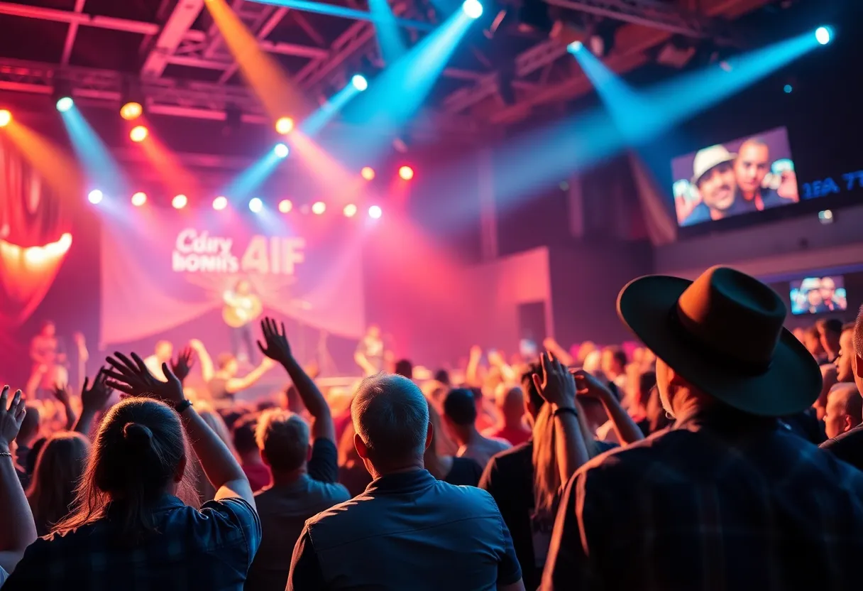 Audience enjoying a concert performance at Harrah's Resort Southern California
