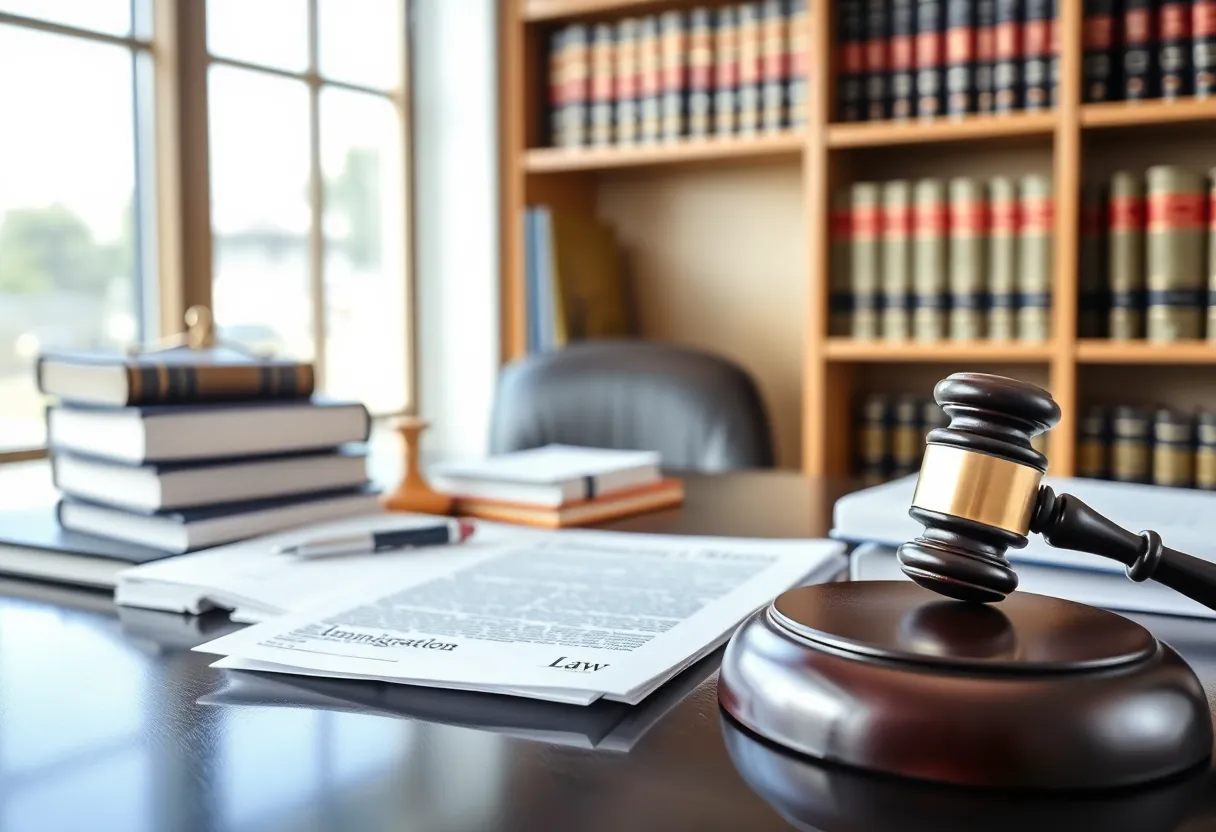Attorney's office focusing on immigration law practice