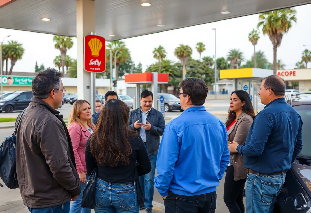 Scene of a DUI incident in East Village, San Diego.