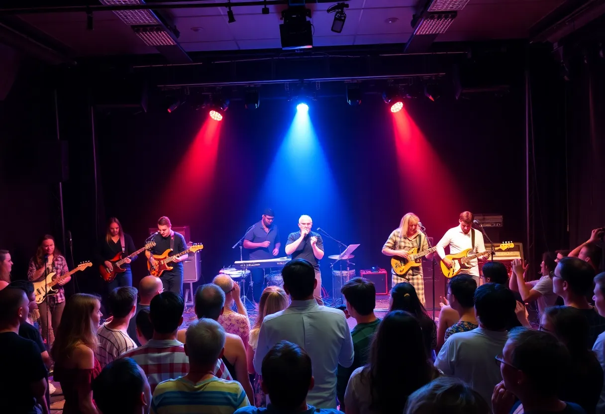 Fuzz Huzzi performing live during the Frank Mecurio Memorial in San Diego