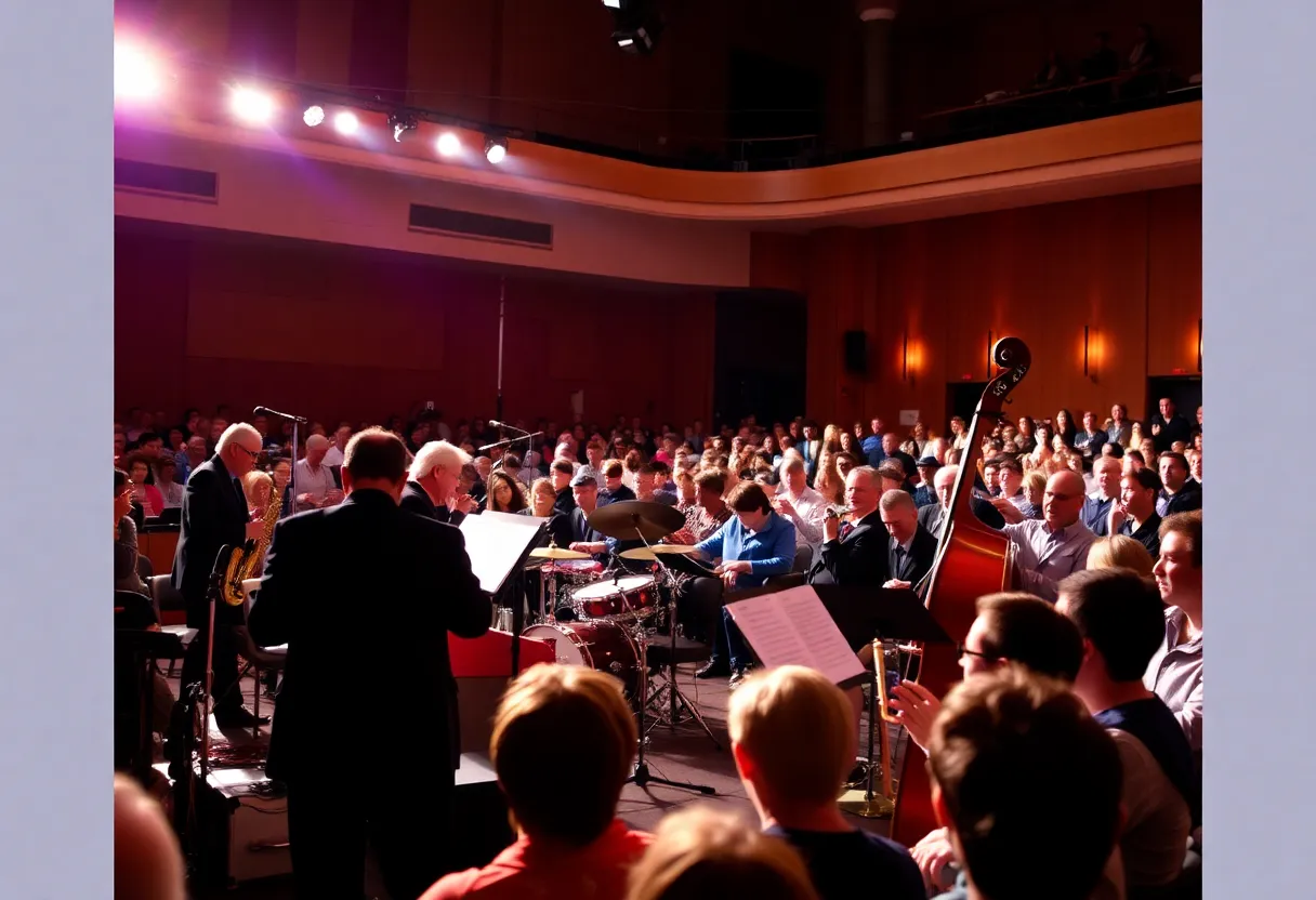 Concert performance by Gordon Goodwin's Big Phat Band at Jacobs Music Center