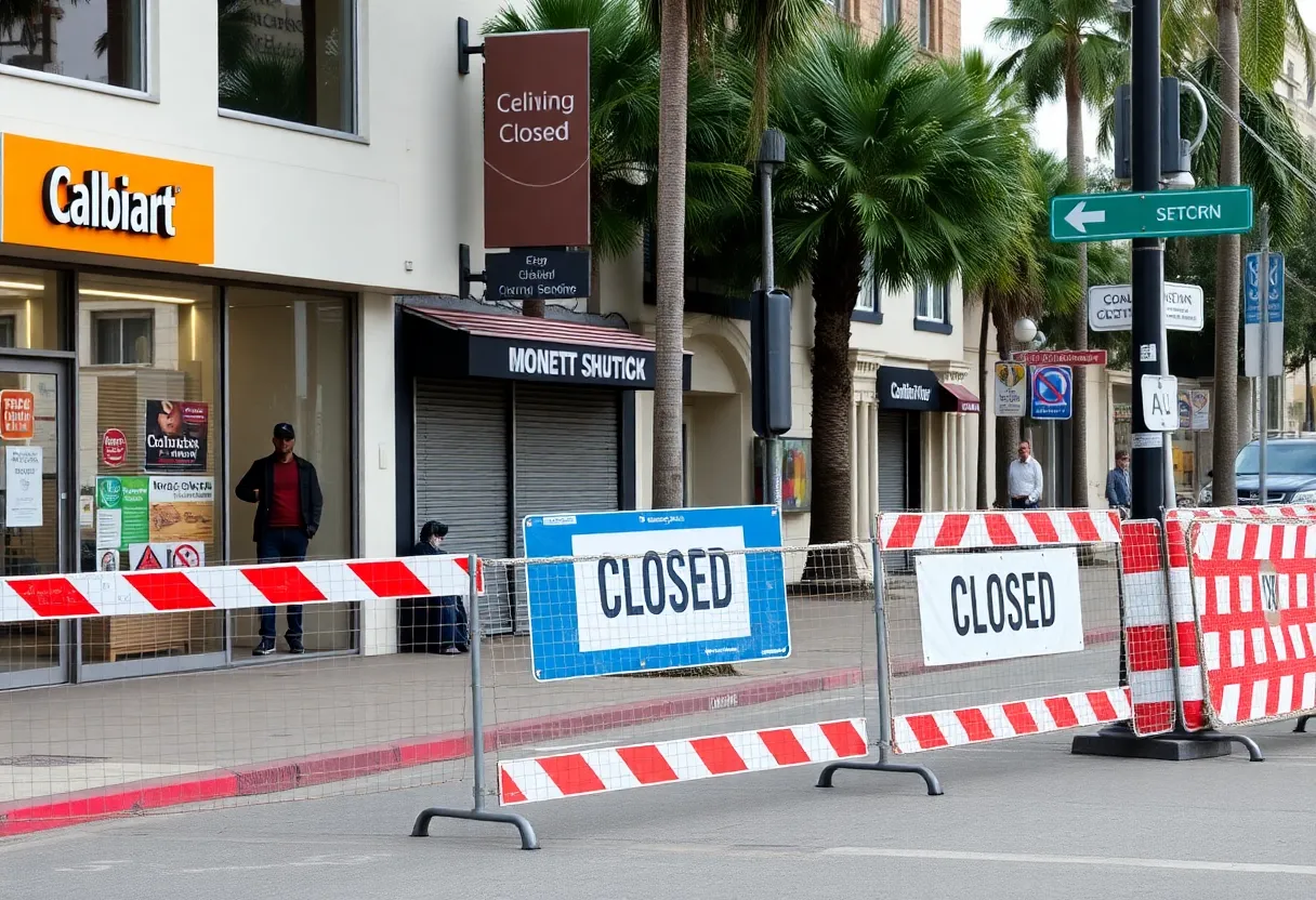 Construction while businesses face revenue loss in Hillcrest