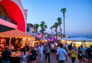 A collage of events in La Jolla, California