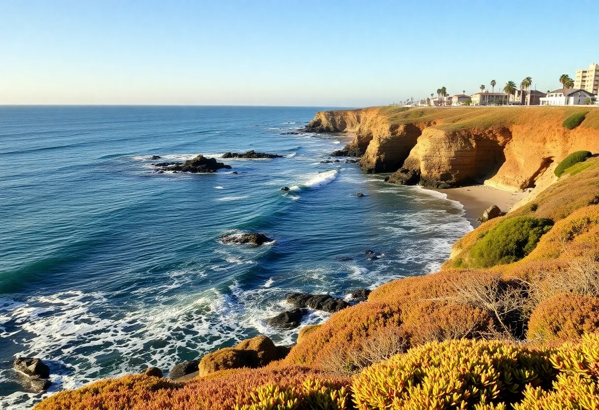 Scenic view of the South La Jolla State Marine Reserve