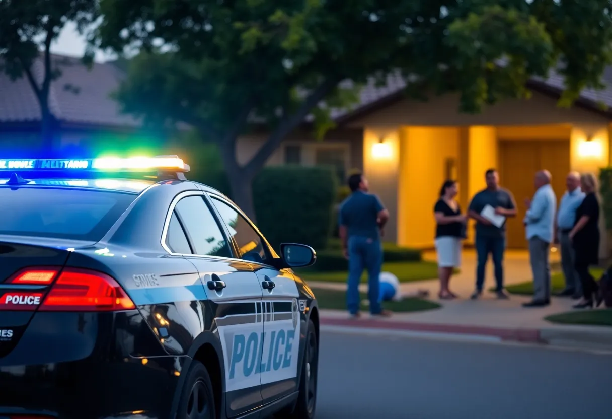 Police presence in La Mesa during investigation of shooting