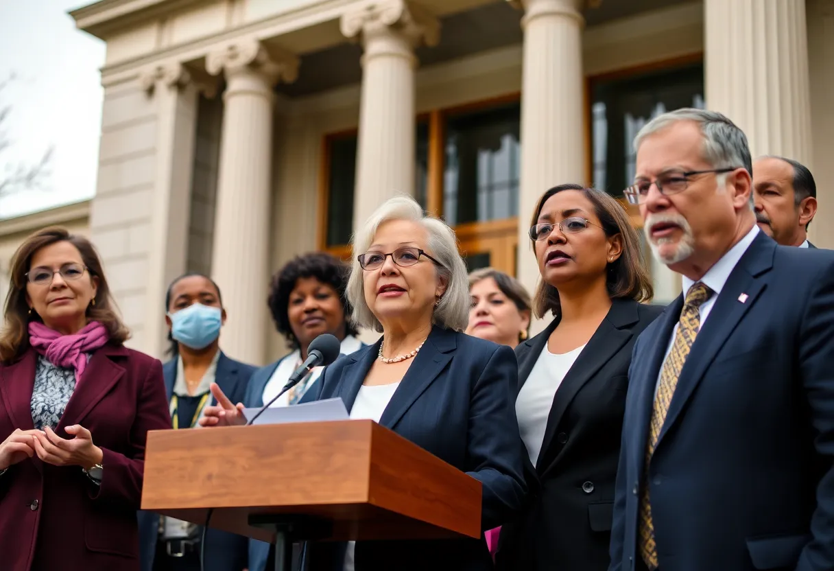 Diverse California lawmakers advocating for increased oversight of federal immigration enforcement.