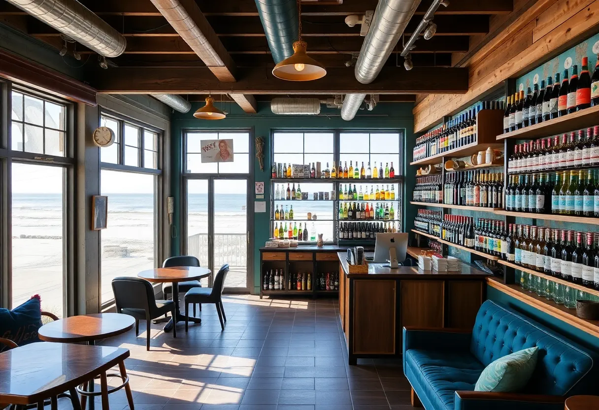 Interior of Monday Morning Bottle Shop featuring non-alcoholic beverages