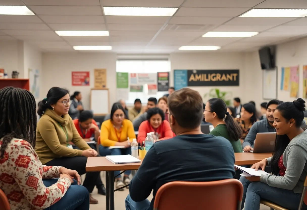 A community center dedicated to supporting immigrants in San Diego.