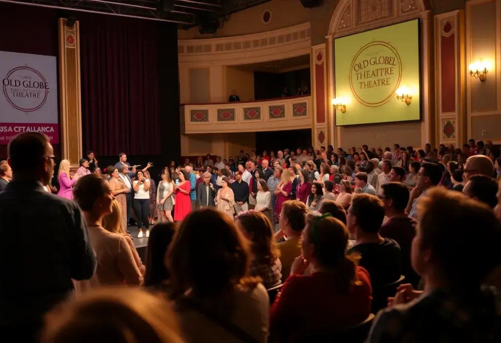 Audience enjoying performances at the Powers New Voices Festival