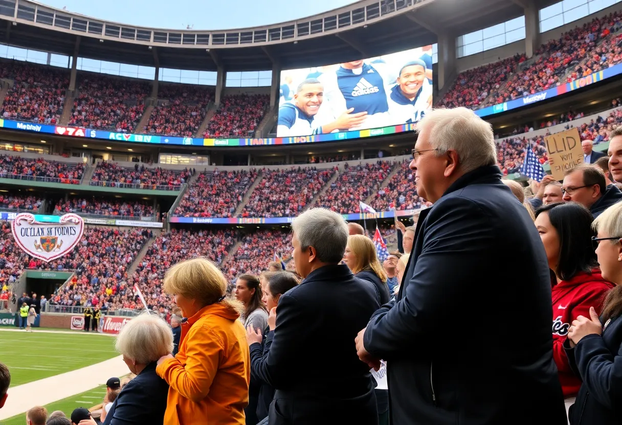 Fans and family gathered for Randy Jones memorial at Petco Park