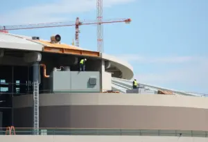 San Diego Convention Center undergoing roof repair