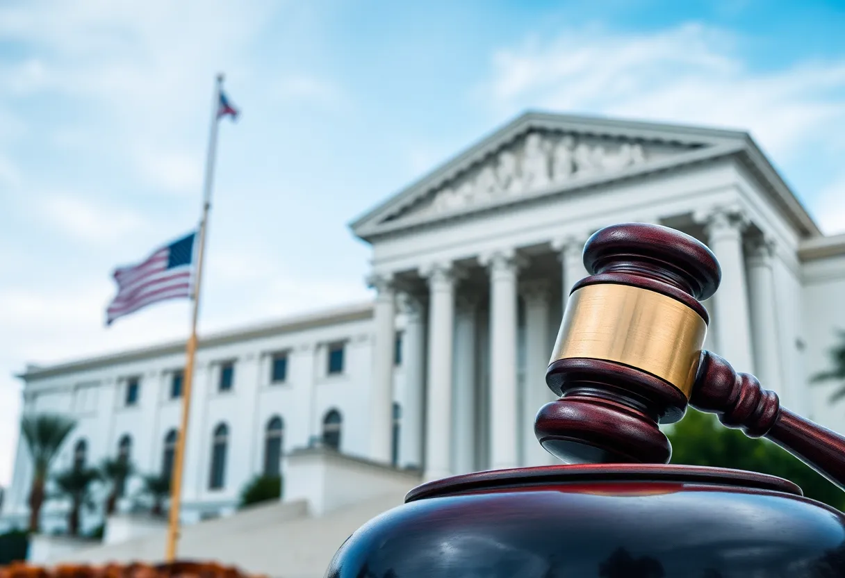 Government building in San Diego symbolizing legal affairs