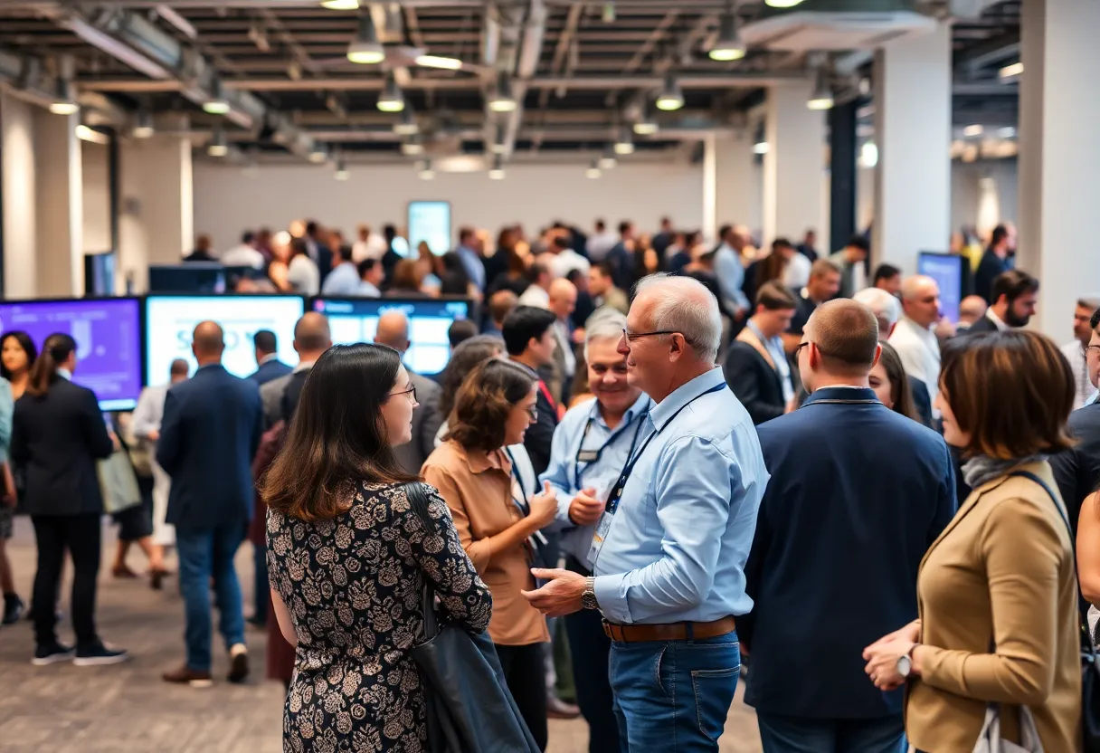 Abstract illustration depicting the dynamics of the San Diego job market.