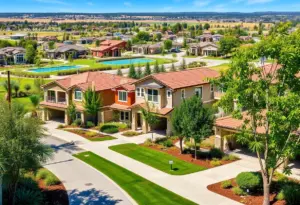New homes in an expanding community in San Diego