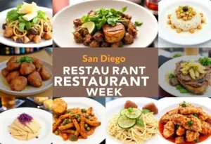 Delicious dishes from San Diego Restaurant Week