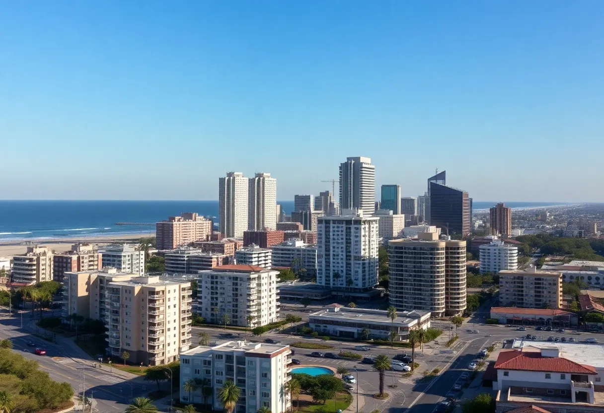 Skyline of San Diego highlighting residential and vacation rental properties