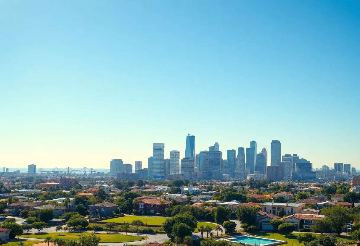 View of San Diego skyline reflecting urban growth