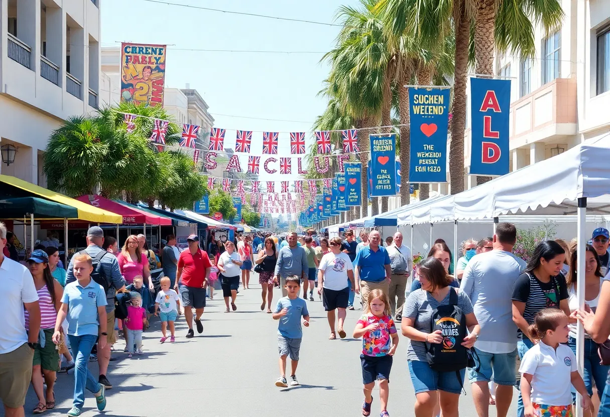 Families enjoying weekend activities in San Diego