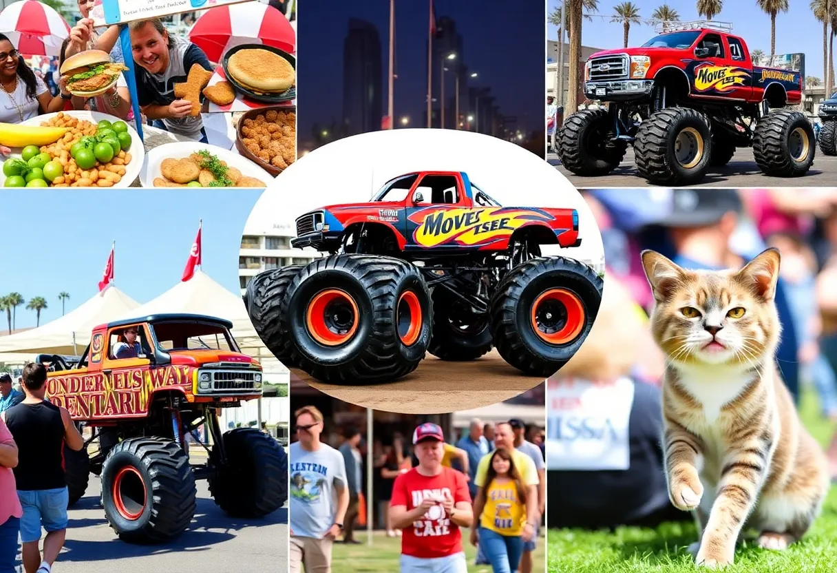 Collage of San Diego weekend events