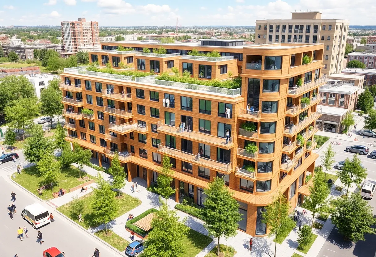 Rendering of SDUSD's new affordable housing development for educators