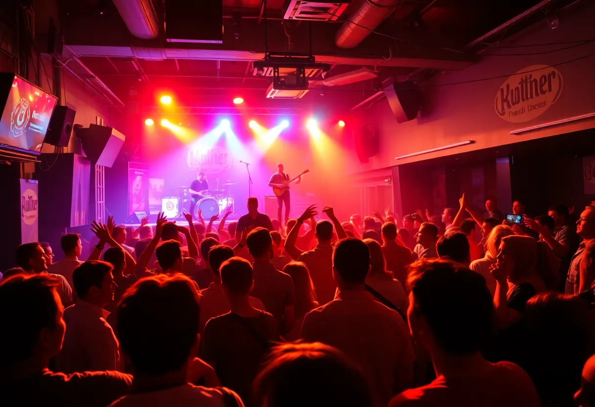 Crowd enjoying SEPTA CODA live performance at miniFEST