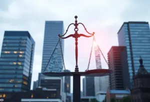 Abstract representation of corporate governance and financial transparency