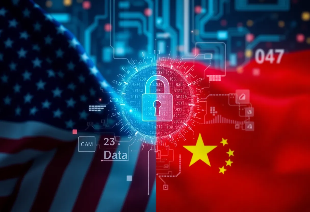 Symbol of TikTok's operations divestiture to American ownership