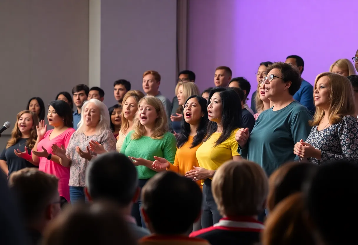 The Yale Whiffenpoofs performing live at All Souls' Episcopal Church.