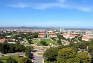 Panoramic view of Balboa Park in San Diego