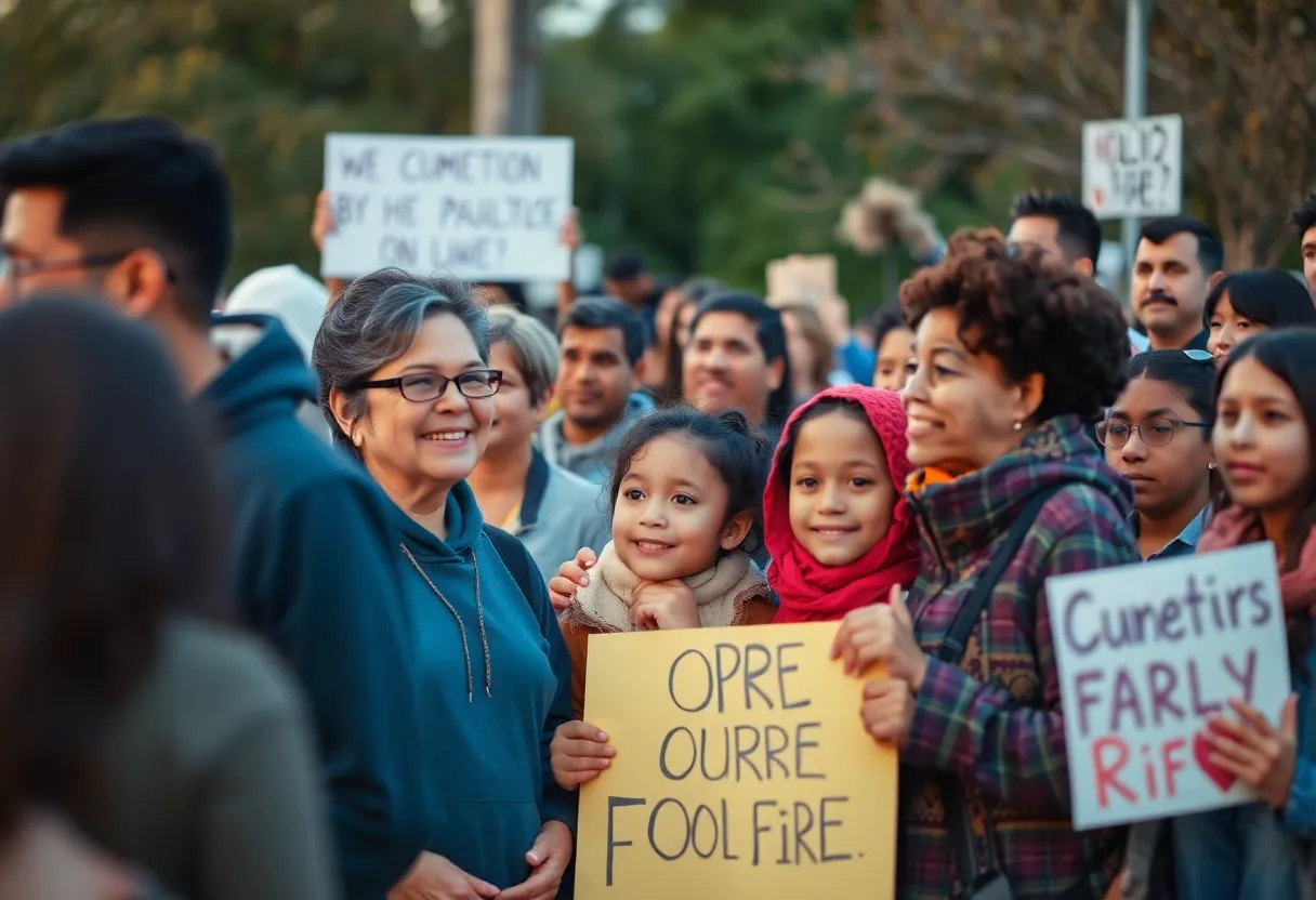 Community members unite for a fundraiser in San Marcos after a fire.