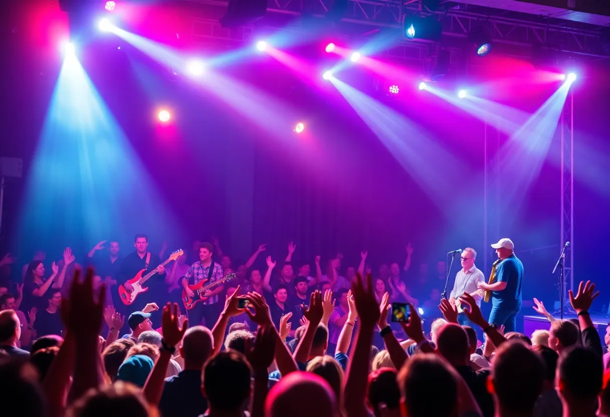 Concert scene during Emo Night at Brick By Brick in San Diego