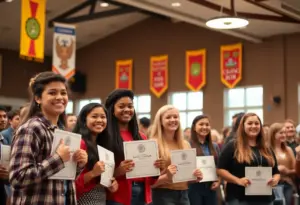 Celebration of local high school seniors at the Encinitas Rising Star event