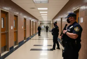 Police on site at Helix Charter High School during a reported threat