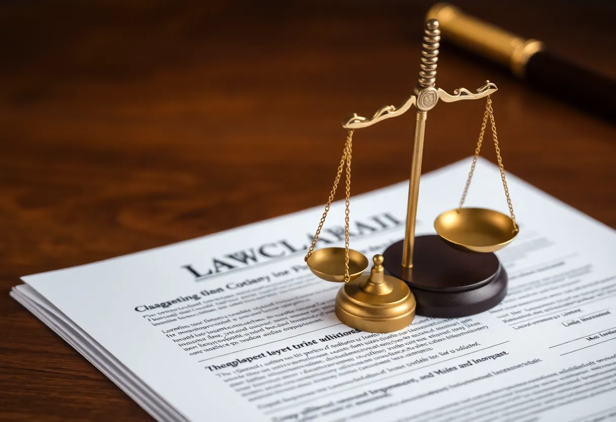 Legal document symbolizing class action lawsuit against Mereo BioPharma Group