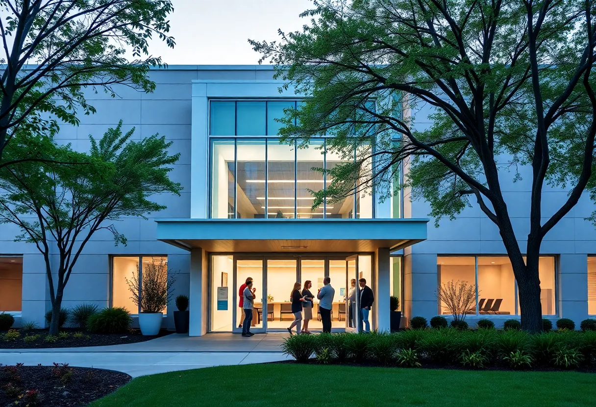 Exterior view of Paradise Valley Hospital in National City, California