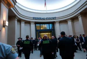 Federal courthouse in San Diego related to border enforcement cases